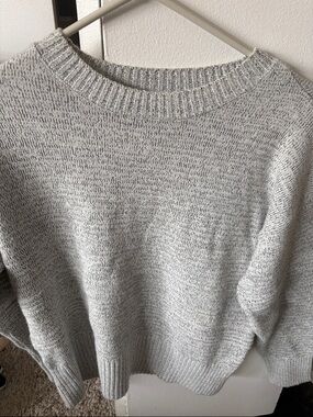 Topshop Heather Gray Crewneck Sweater